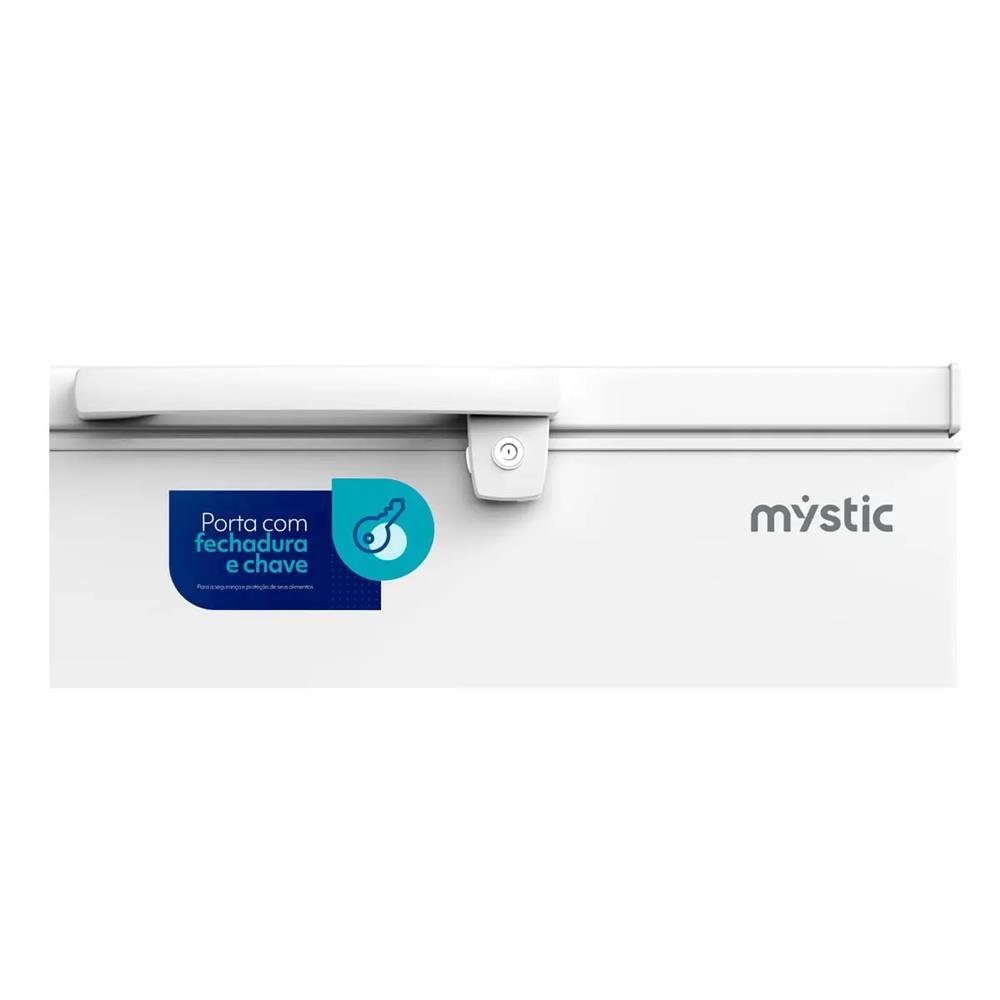 Freezer Mystic MYFZ201L 199 Litros Horizontal Dupla Funcao Branco 127V