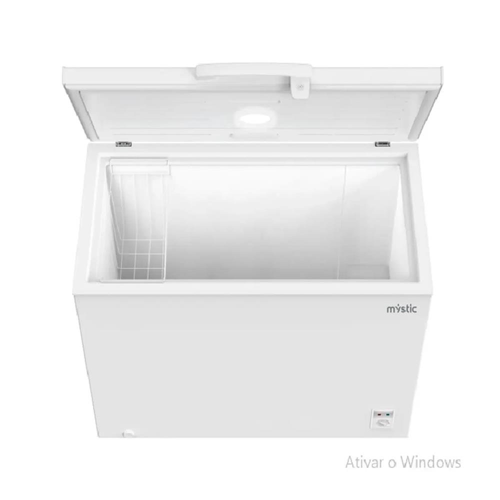 Freezer Mystic MYFZ301L 299 Litros Horizontal Dupla Funcao Branco 127V