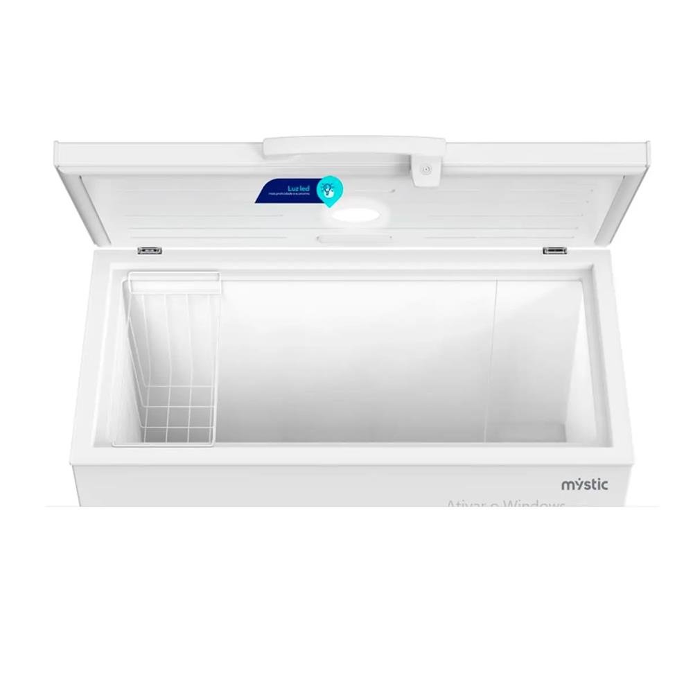 Freezer Mystic MYFZ301L 299 Litros Horizontal Dupla Funcao Branco 127V