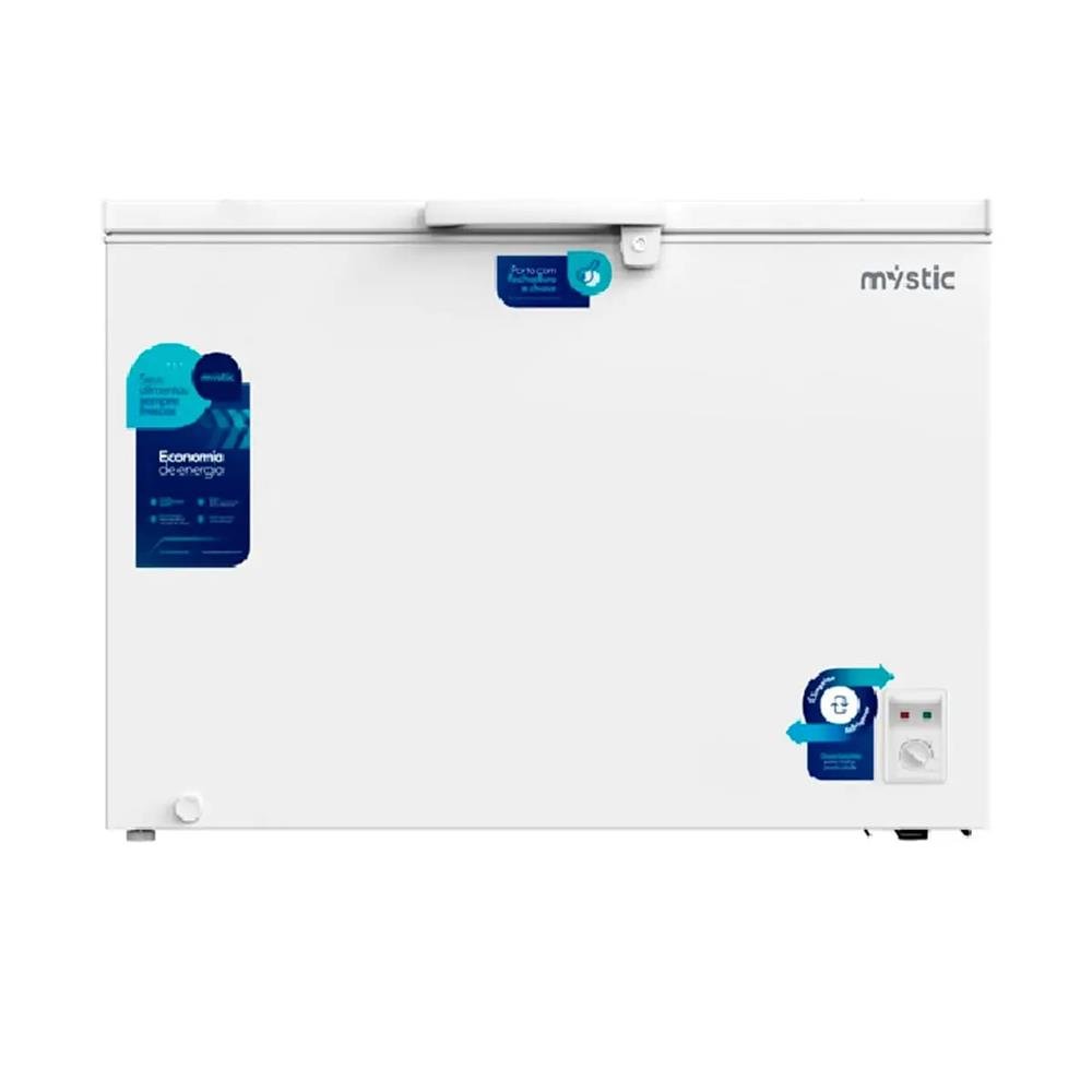 Freezer Mystic MYFZ301L 299 Litros Horizontal Dupla Funcao Branco 127V