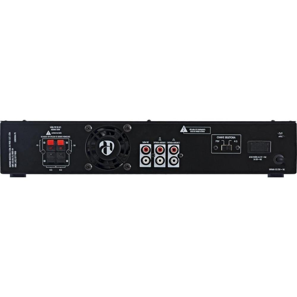 Amplificador Hayonik PRO2000 200W RMS Un.Venda: PC/1