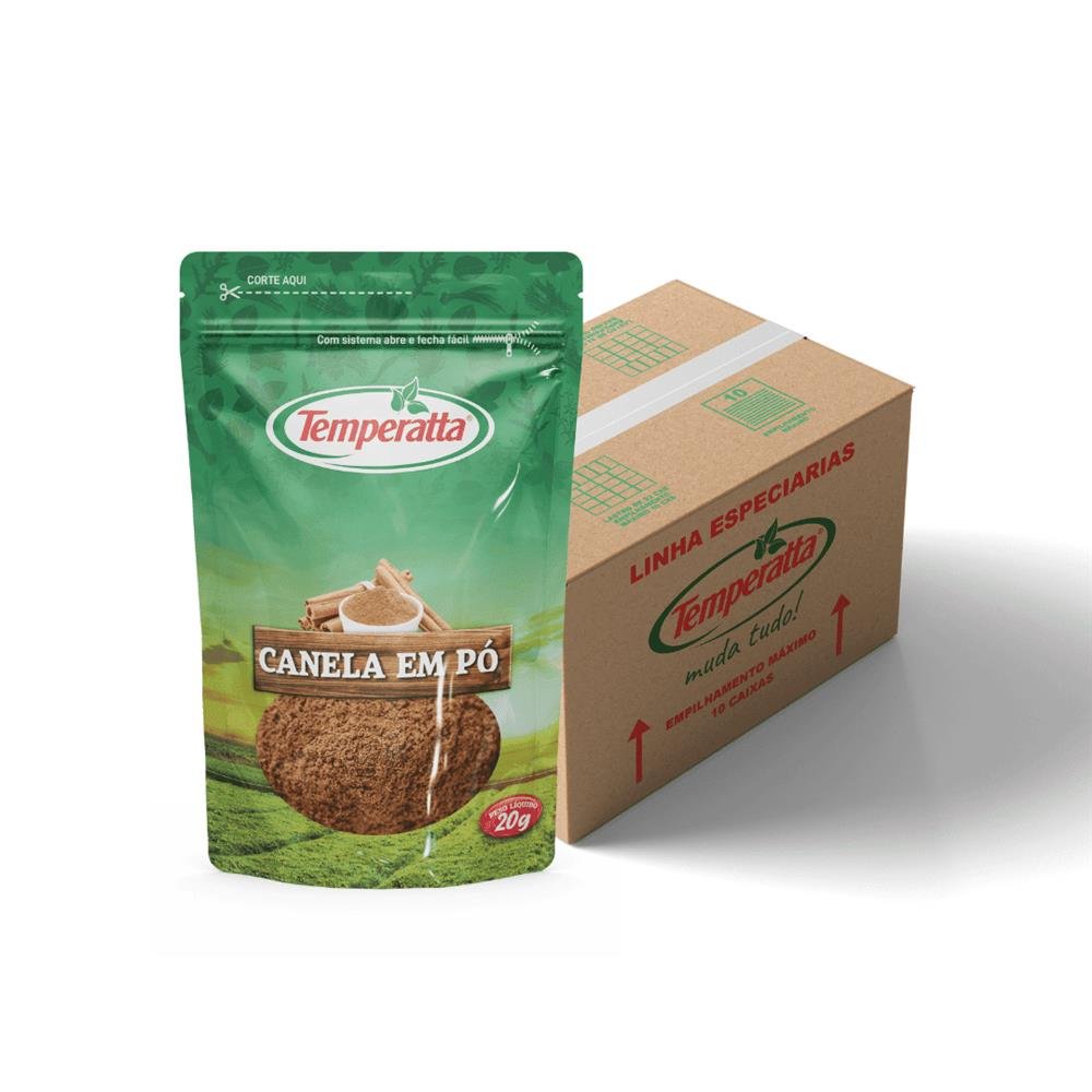 Canela Em Pó Stand 30x20g Temperatta