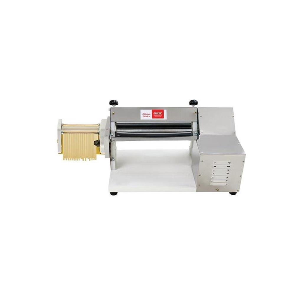 Laminador para Massas Elétrico Inox 28cm Bivolt com Cortador de Talharim