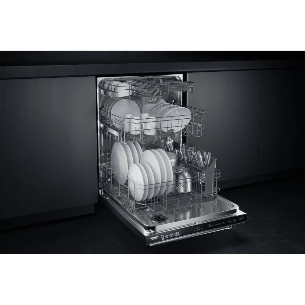 Lava Louças de Embutir Brastemp 14 Serviços Gourmand com Smart Sensor Inox BLB14GR - 127 Volts