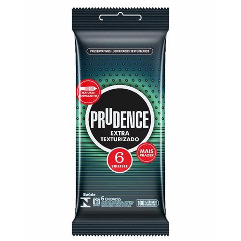 Preservativo Prudence Extra Texturizado C/6