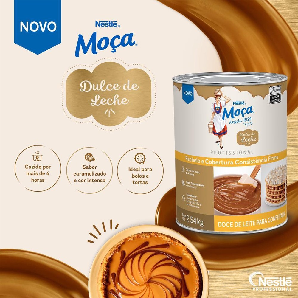 Doce de Leite Moça Lata 2,540g