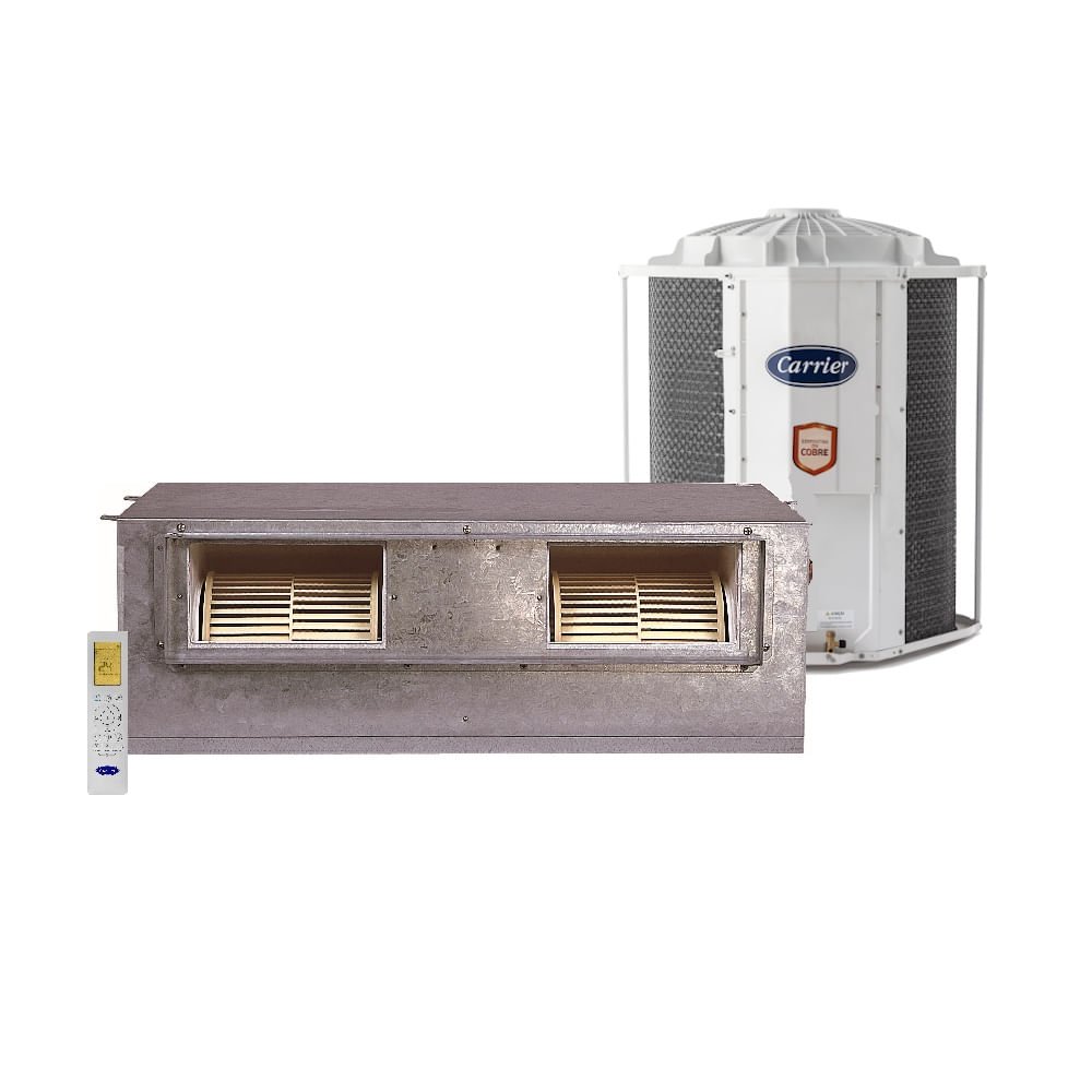 Ar Condicionado Split Duto Carrier Built-in Versatile 18000 BTU/h Frio monofásico 42BQA018510HC ¿ 220 Volts
