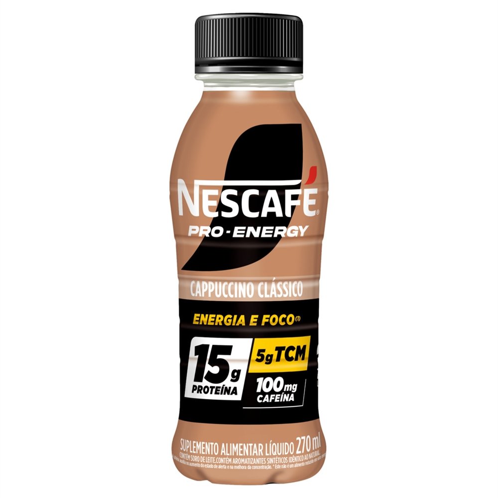 Bebida Nescafé Cappuccino Clássico Proenergy 270ml