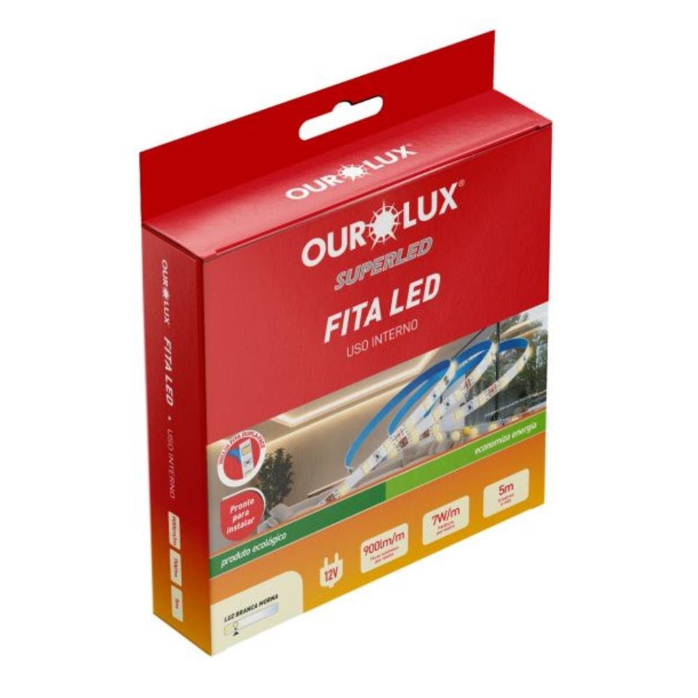 Fita Led 10w/M 127v 20m Ip65 3000k Com Plug