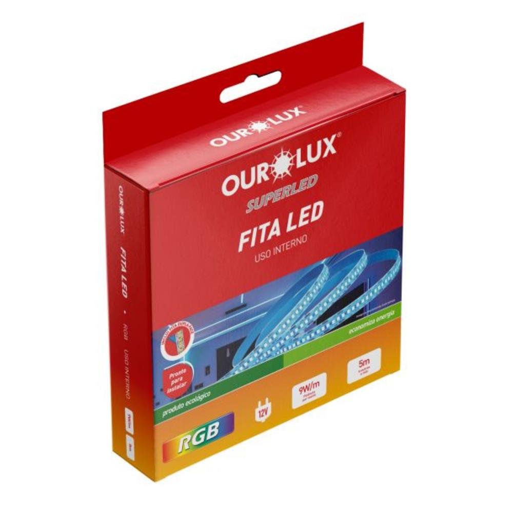 Fita Led 9W/M 12V 5M IP20 RGB