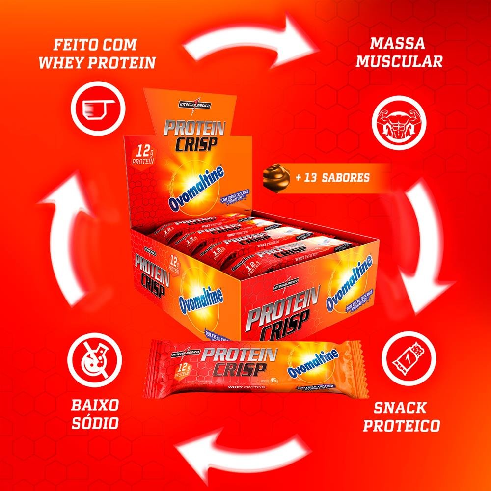 Protein Crisp Bar Ovomaltine® 12 Und Ovomaltine - 12 Un