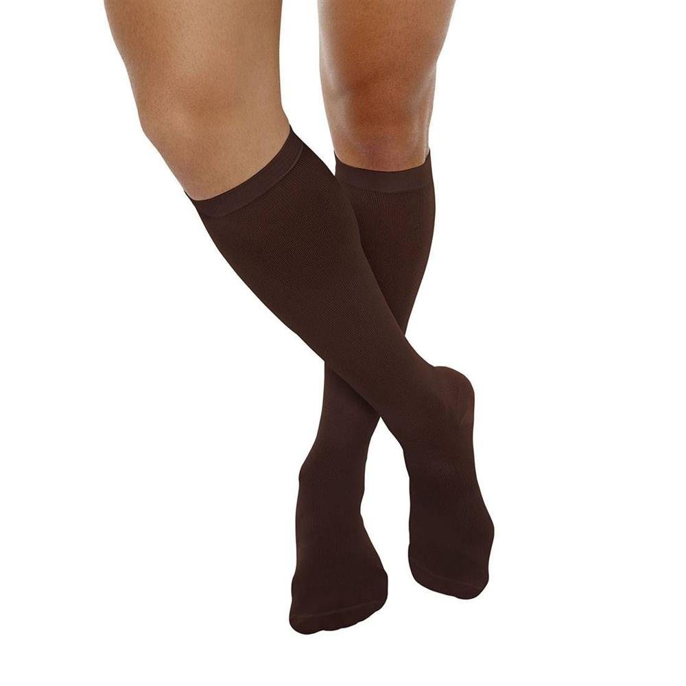 Meia Kendall 3/4 Masculina Média Compressão 1802 Marrom - G