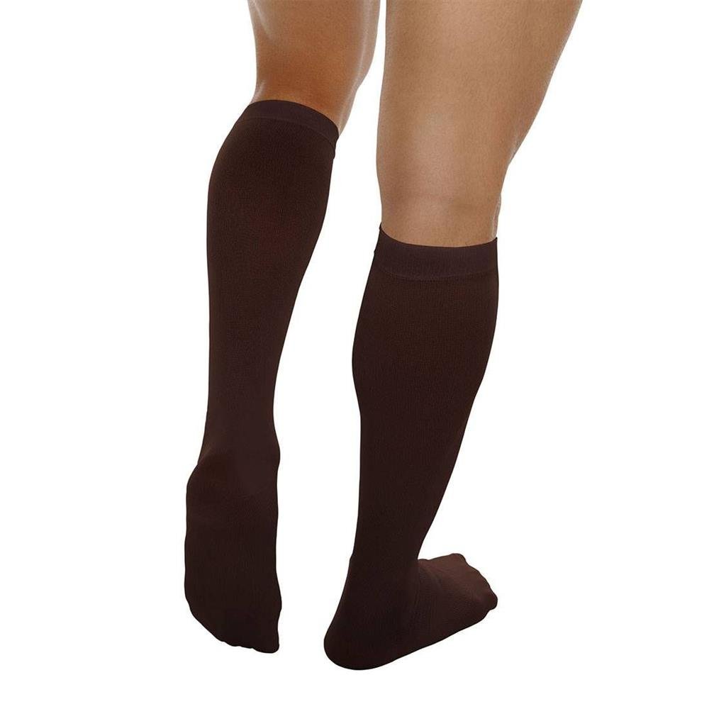 Meia Kendall 3/4 Masculina Média Compressão 1802 Marrom - G