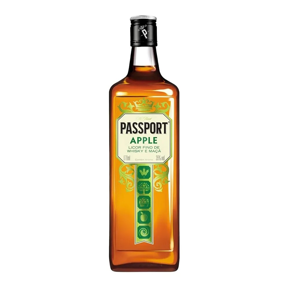 Licor Passport de Whisky Maçã Apple 670ml