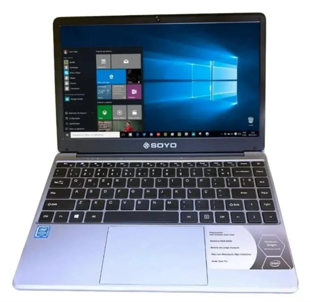 Notebook Soyo 14" Intel Core I3 10°, 8GB, 240GB SSD, Windows 10