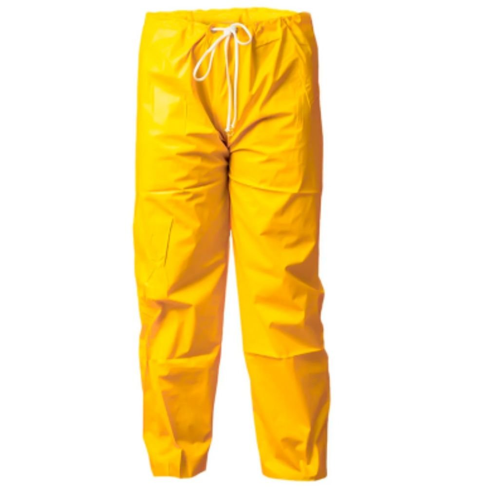 Calca Especial Pvc 0,30 Com Cordao Amarela - Brascamp - Tamanho G