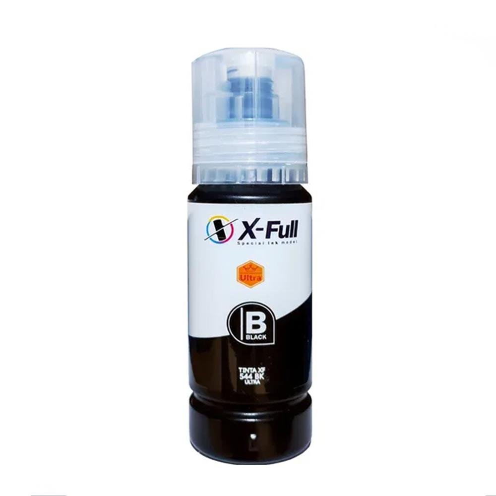 Tinta Preta Compatível Epson L3250 Refil 544 X Full