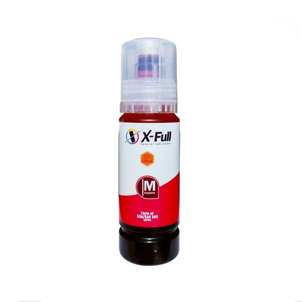 Tinta Vermelho Compatível Epson L3250 Refil 544 X Full