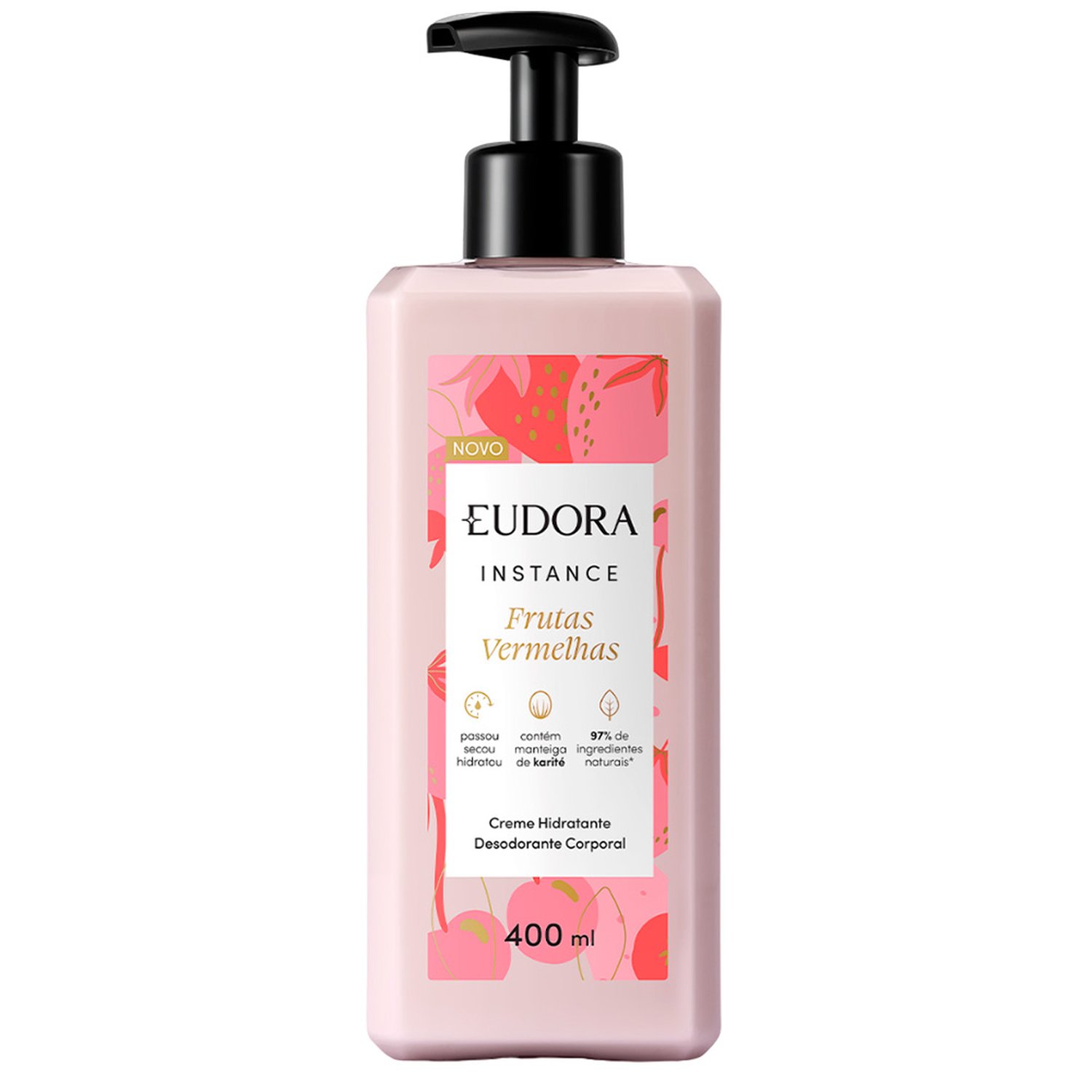 Locao Hidratante Instance Frutas Vermelhas 400ml
