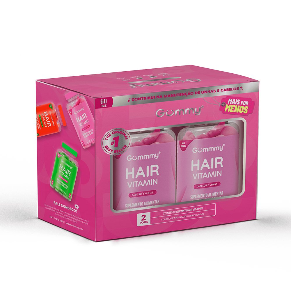 Gummy Hair Pack Tutti Frutti 360G