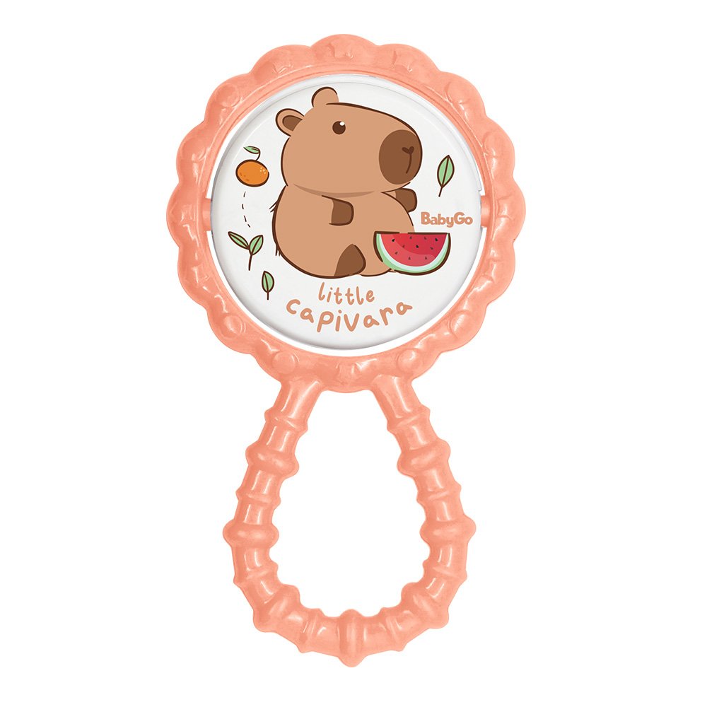 Chocalho e Mordedor Babygo Capivara
