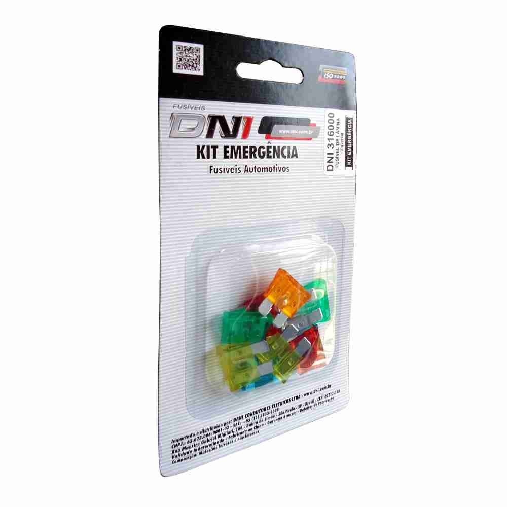 Fusivel Lamina Kit De Emergencia - 10 Pcs Blister DNI
