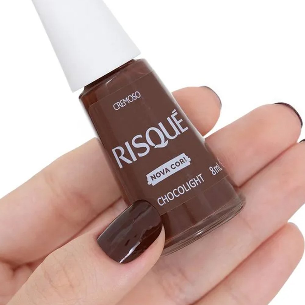 Esmalte Risqué Chocolight Cremoso Avulso 8ml