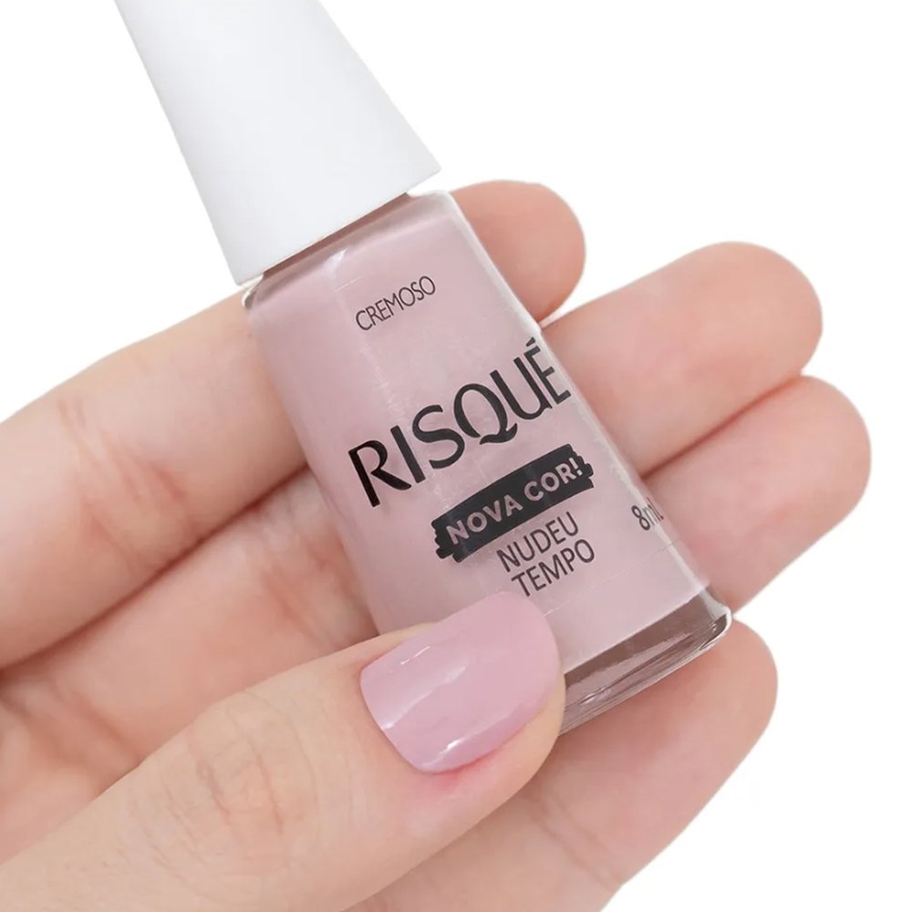 Esmalte Risqué Nudeu Tempo Cremoso Avulso 8ml