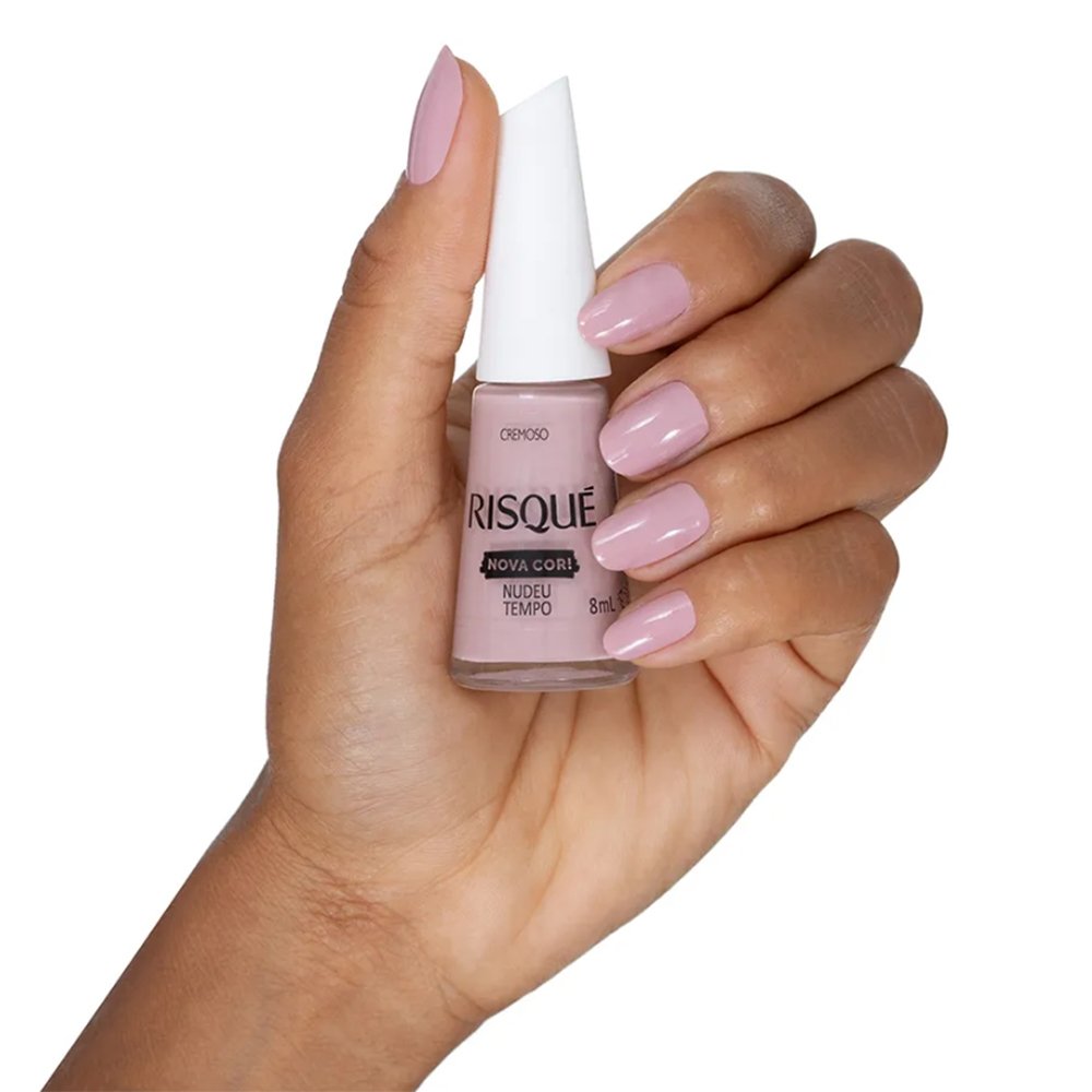 Esmalte Risqué Nudeu Tempo Cremoso Avulso 8ml