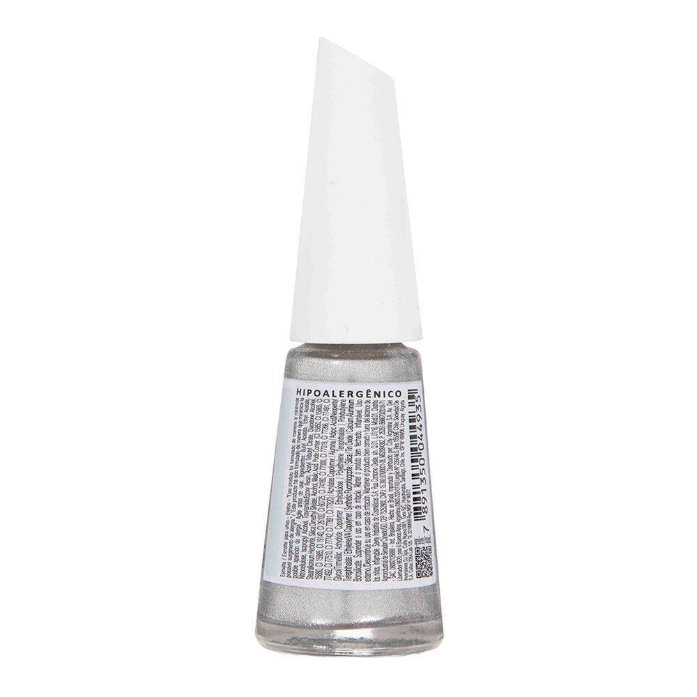 Esmalte Risqué Metálico Prata Na Lata Avulso 8ml
