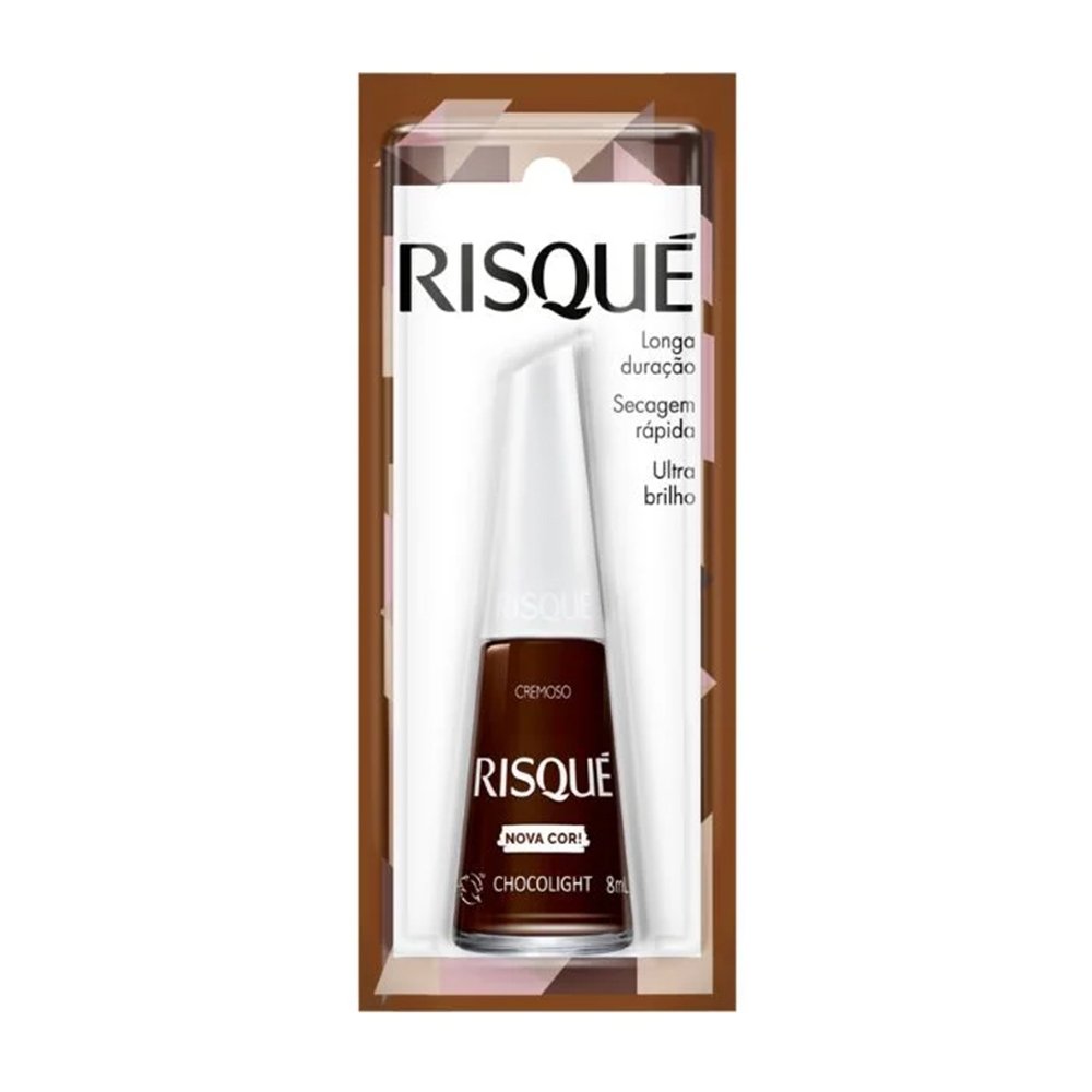 Esmalte Risqué Chocolight Cremoso Blister 8ml