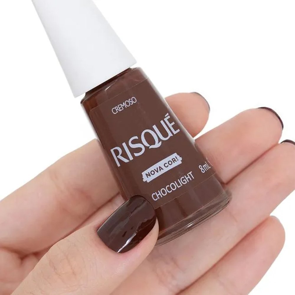 Esmalte Risqué Chocolight Cremoso Blister 8ml