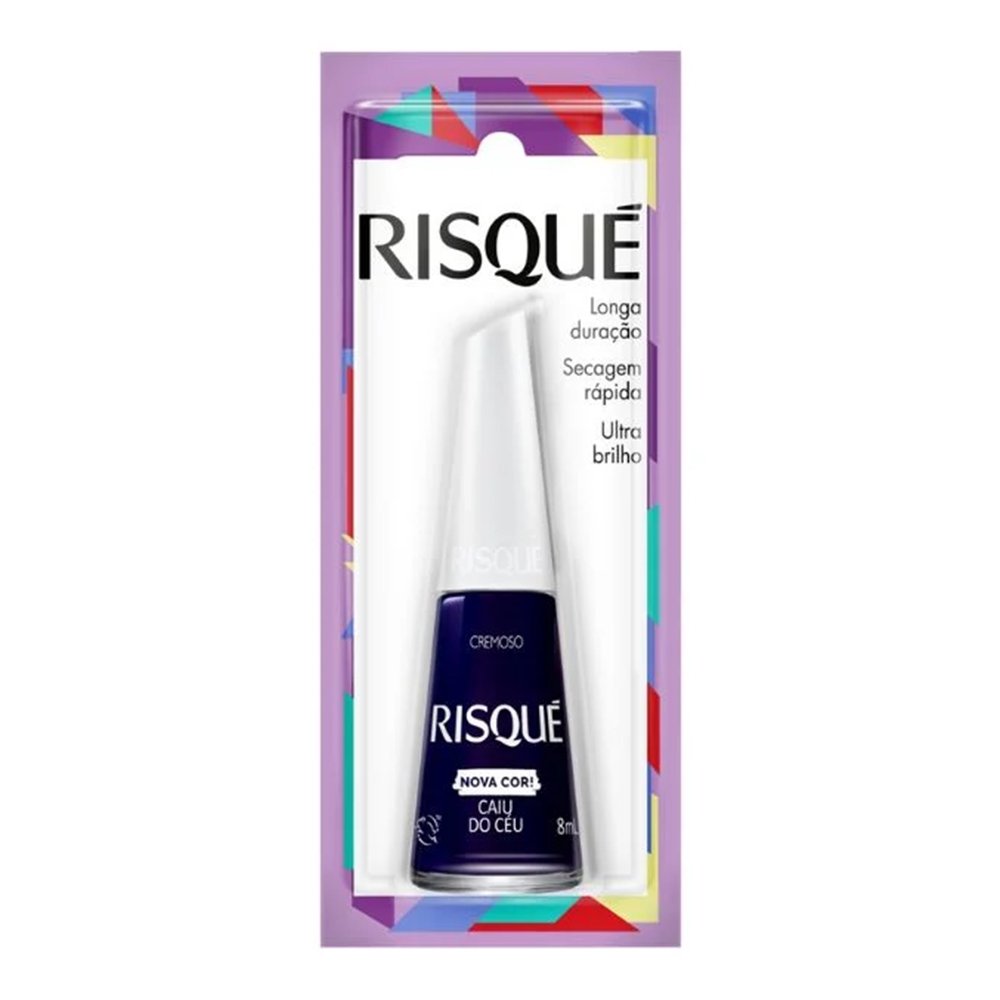Esmalte Risqué Caiu Do Céu Cremoso Blister 8ml