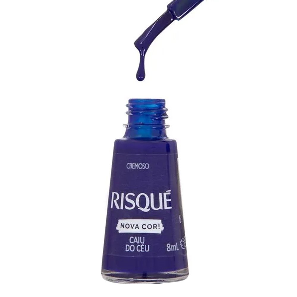 Esmalte Risqué Caiu Do Céu Cremoso Blister 8ml