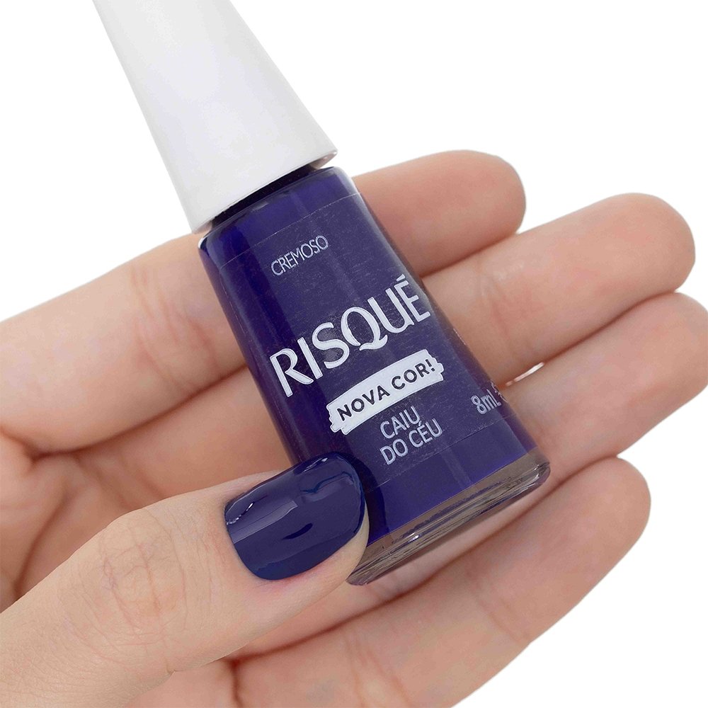 Esmalte Risqué Caiu Do Céu Cremoso Blister 8ml