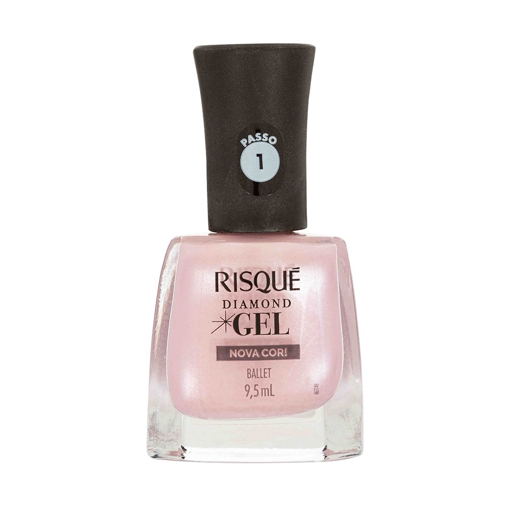 Esmalte Risqué Ballet Metalizado Diamond Gel Comerc. 9,5ml