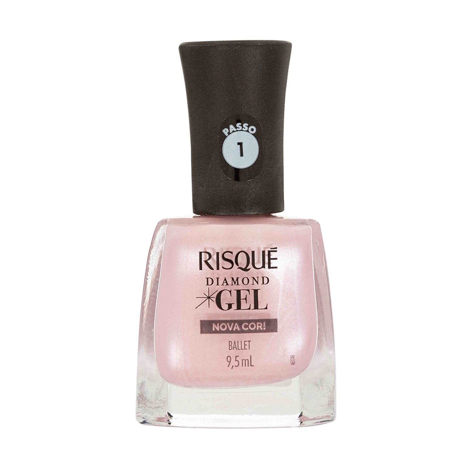 Esmalte Risqué Ballet Metalizado Diamond Gel Comerc. 9,5ml