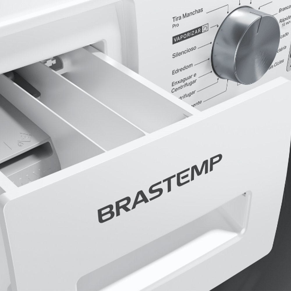 Lavadora e Secadora Brastemp 11Kg BNO11AB - 15 Ciclos, Branca, 110v