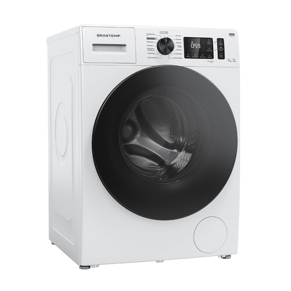 Lavadora e Secadora Brastemp 11Kg BNO11AB - 15 Ciclos, Branca, 220V