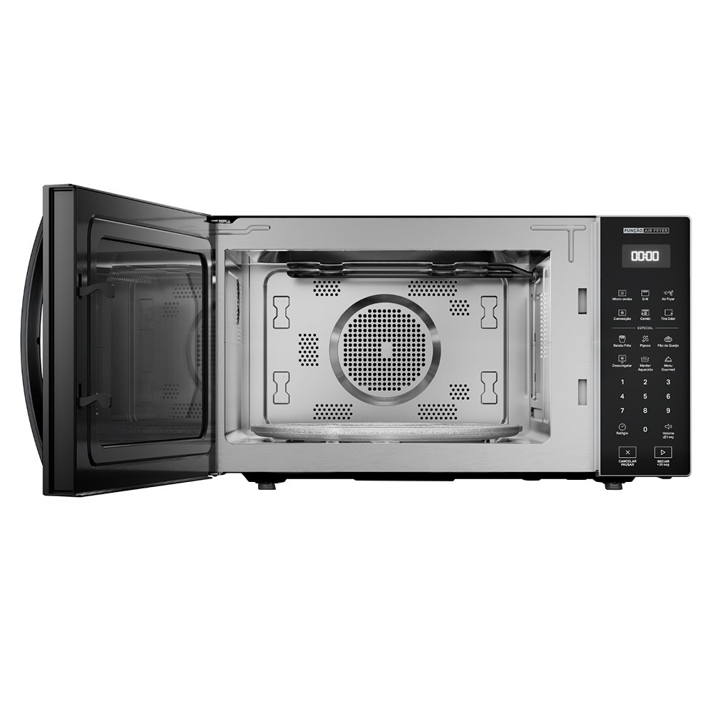 Micro-Ondas Brastemp 29 Litros BMC29AE - Função Air Fryer, 900W, Preto, 220V