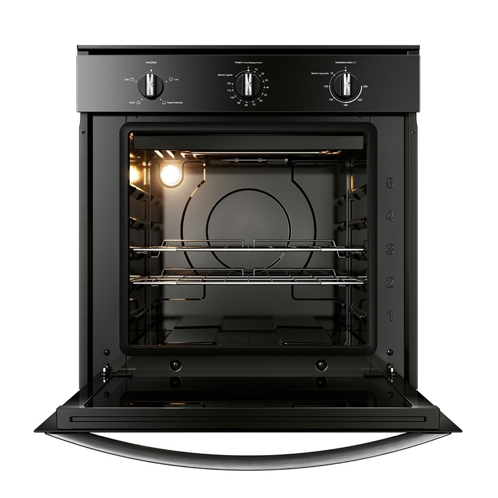 Forno Elétrico de Embutir Consul COB84BEANA 84 Litros - Preto, 110V