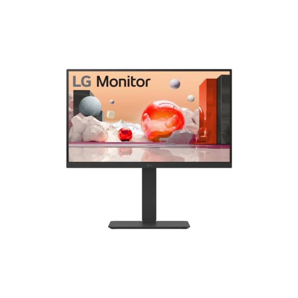 Monitor LG 23,8 FHD IPS 24BA850-B HDMI, Ajuste de Inclinação, Rotação, Pivô, USB Tipo C, 100Hz, 5ms, c/ Webcam Full HD, microfone e alto-falantes inte