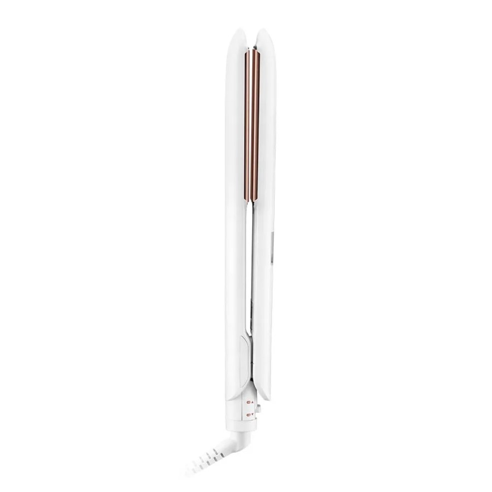 PRANCHA ALISADORA CONAIR DOUBLE CERAMIC CS224DBR BRANCO ROSÉ BIVOLT