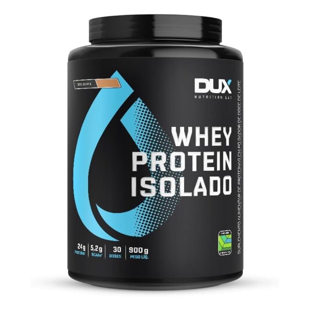WHEY PROTEIN ISOLADO DOCE DE LEITE 900g - DUX NUTRITION