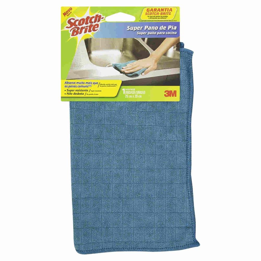 Scotch Brite Super Pano Pia Azul-Cx/30