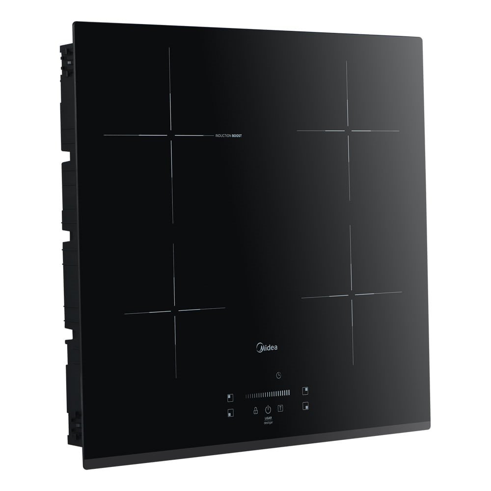 Cooktop 4 Bocas Midea Indução Touch Vitrocerâmica Preto 220V - CYC40P2