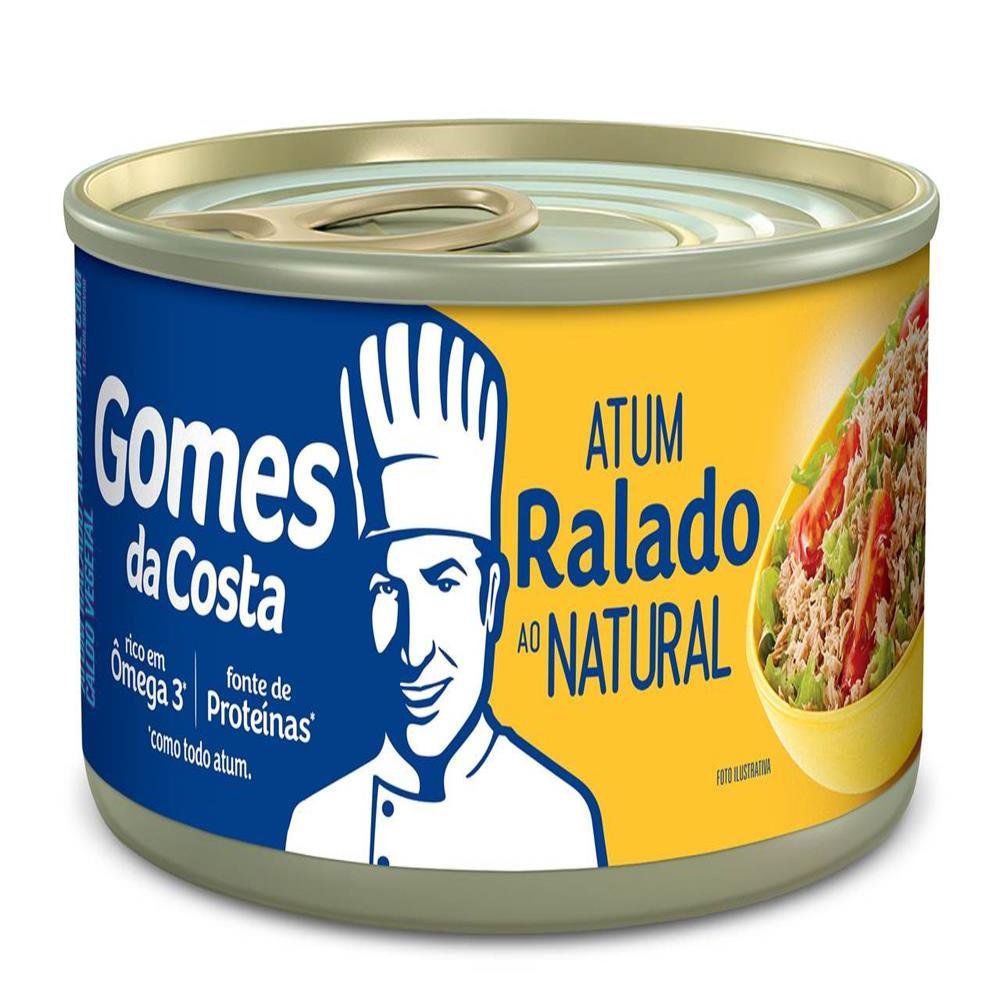 Atum Ralado Ao Natural Gomes Da Costa 170G-Cx/24