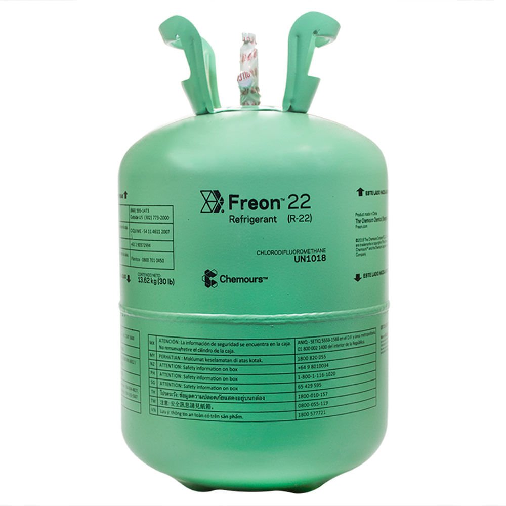Gás Refrigerante Chemours Freon HCFC R22 13,6Kg (3102)