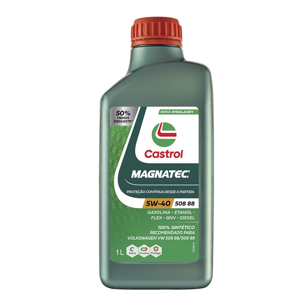 Óleo Lubrificante Castrol Magnatec 5W40 - 508 Sintético Acea A3.B4 1 Litro - Embalagem com 24 Unidades