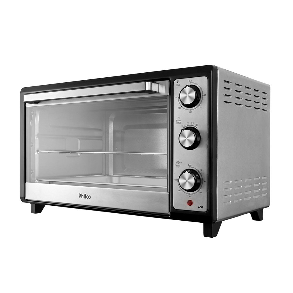 Forno Elétrico Philco PFE65 - 65 Litros, 1800W, Preto, 110V